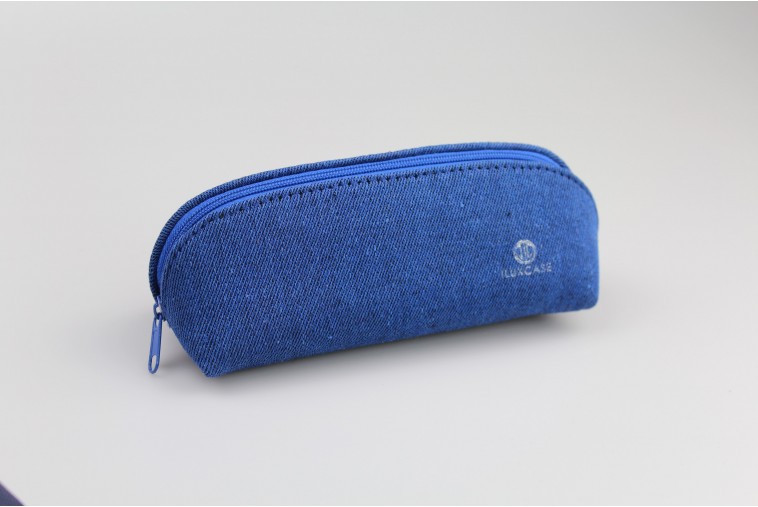Étui à lunettes type trousse jean