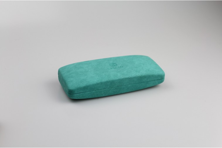 Étui à lunettes vert d'eau