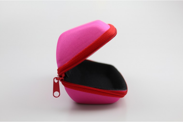 Étui à lunettes rose en EVA