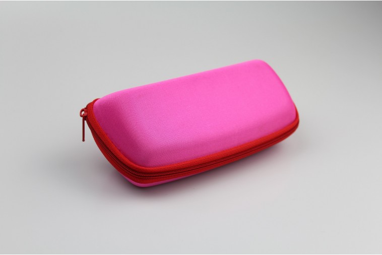 Étui à lunettes rose en EVA