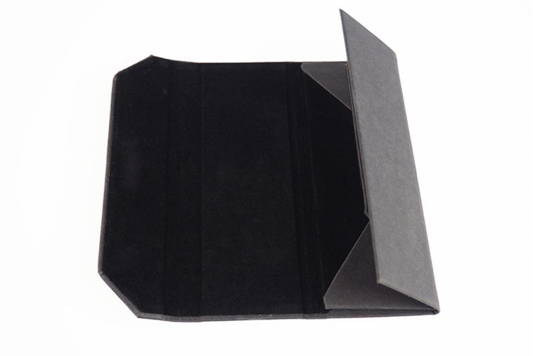 Étui pour lunettes pliable origami gris