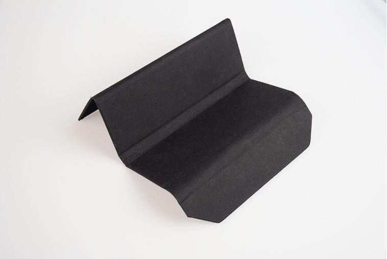 Étui pour lunettes pliable origami gris