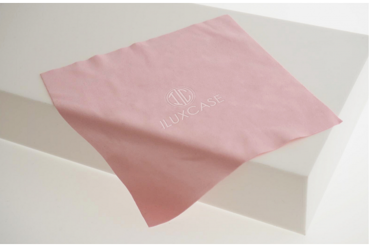 Chamoisine carré logo débossé