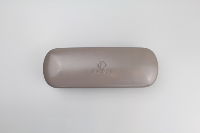 Etui à lunettes métallique brillant