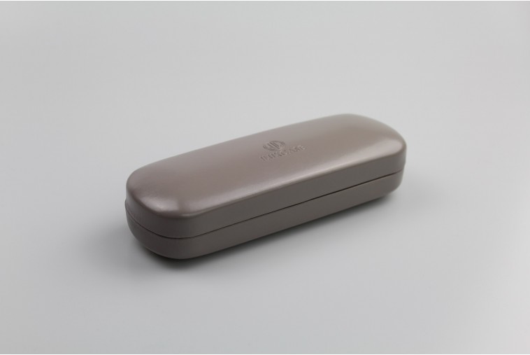 Etui à lunettes métallique brillant