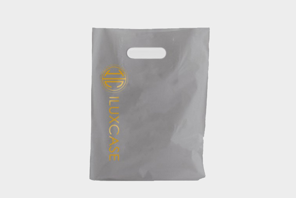 Sac plastique gris