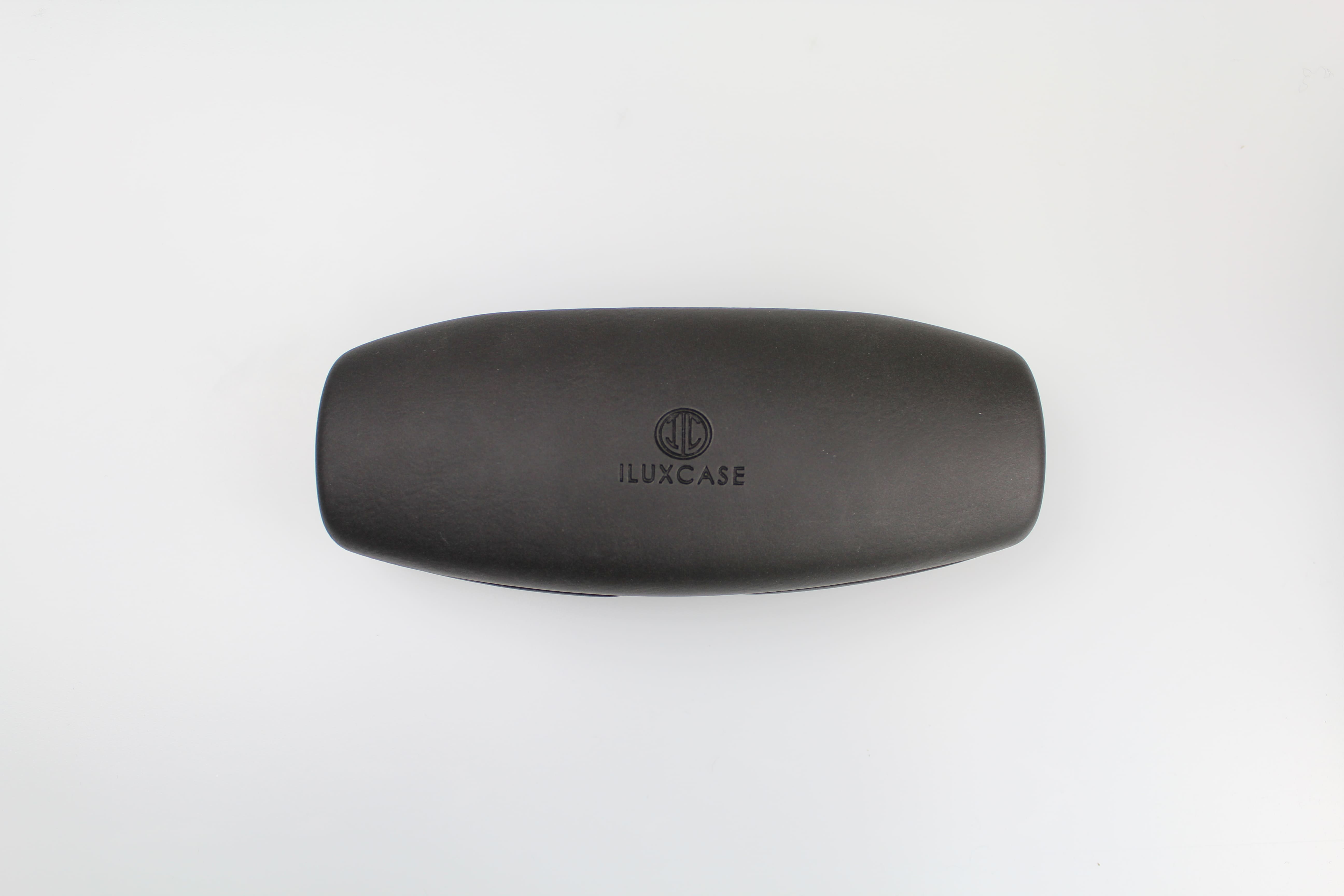 Étui à lunettes rigide en métal de forme profonde et ovale - fermoir à charnière – Image 4
