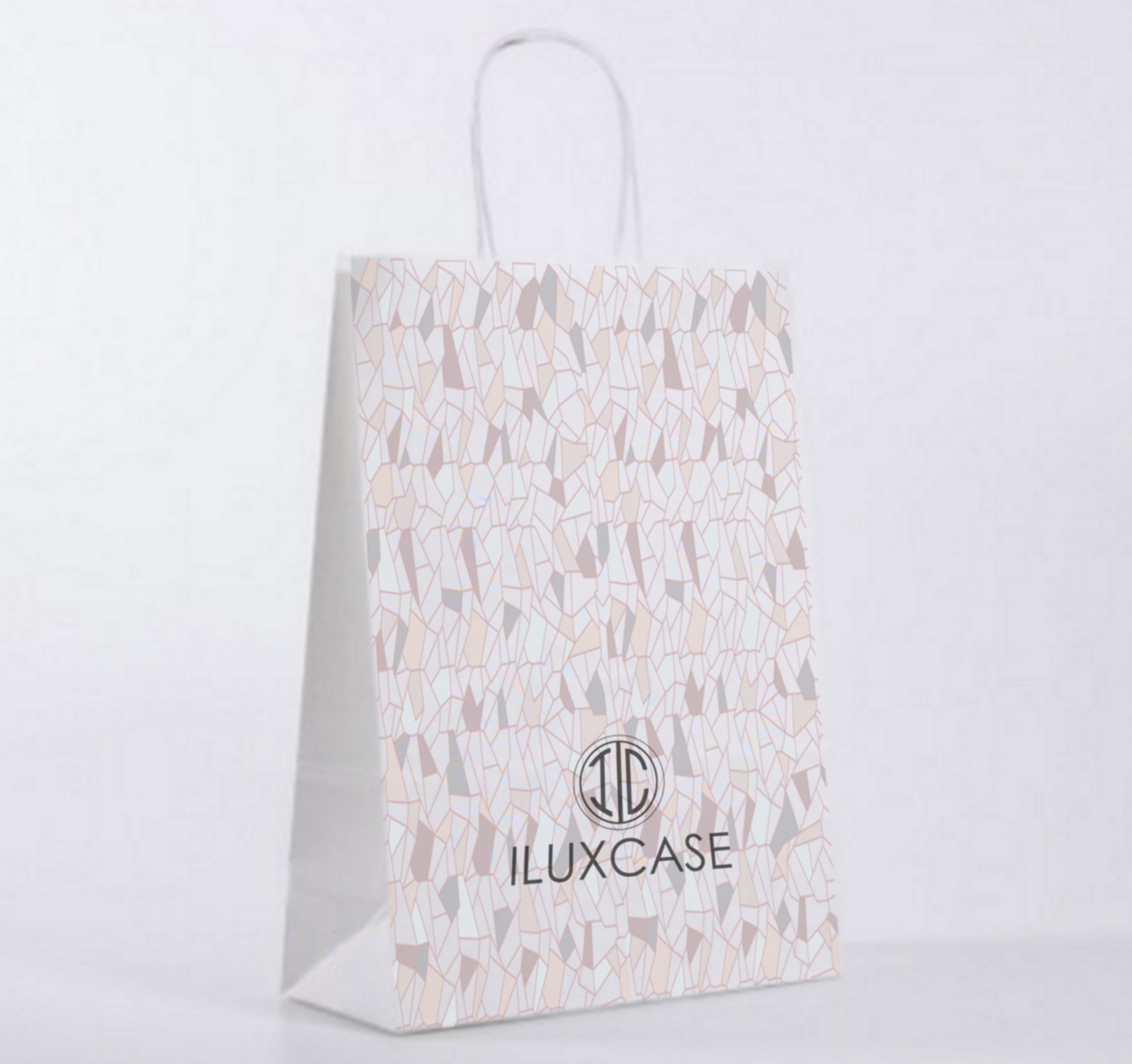 Sac kraft avec poignées torsadées