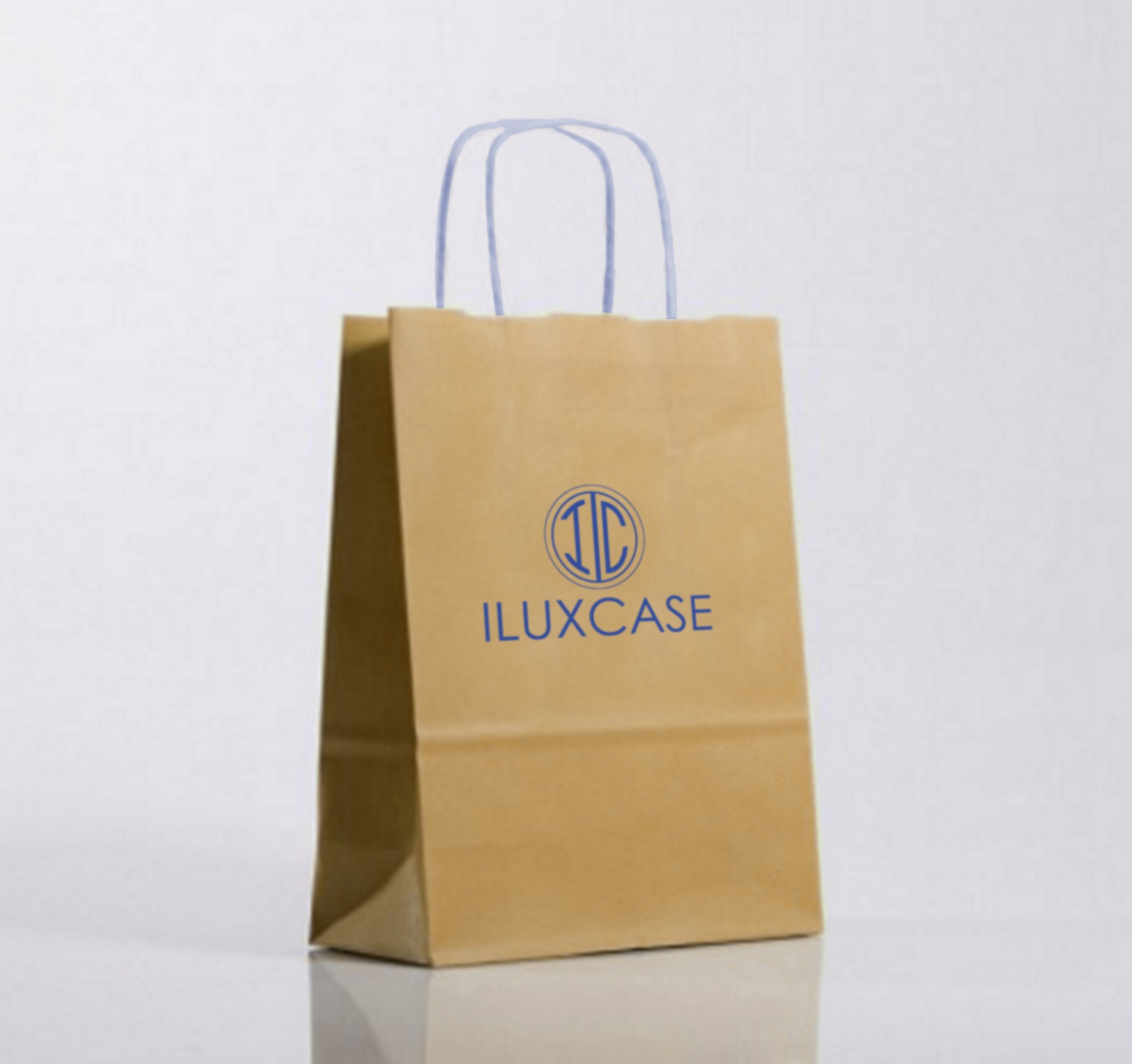 Sac kraft avec poignées torsadées