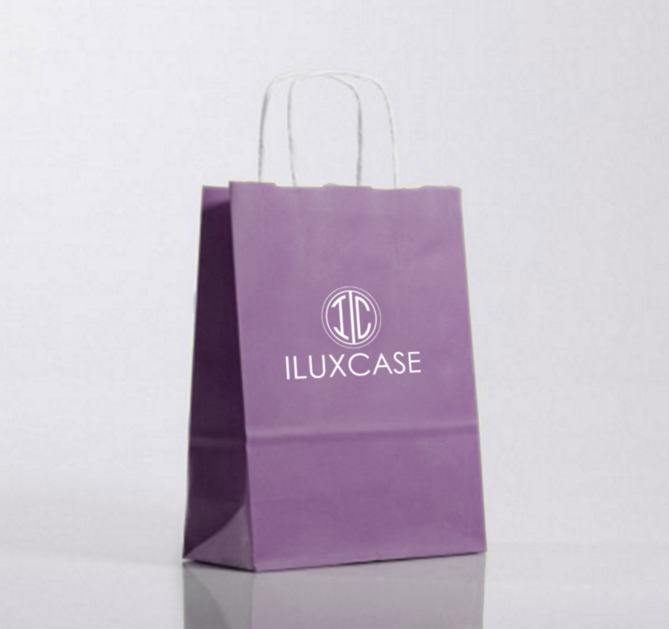 Sac kraft avec poignées torsadées