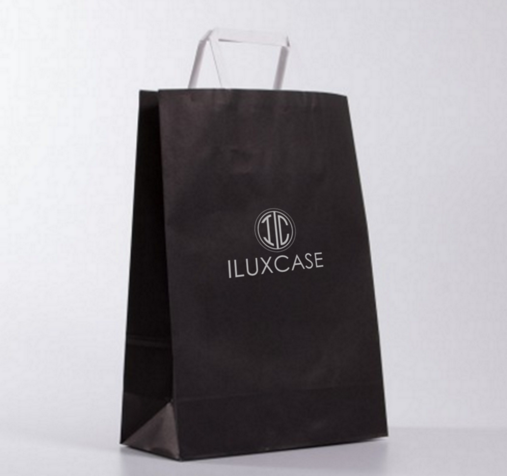 Sac kraft avec poignées torsadées