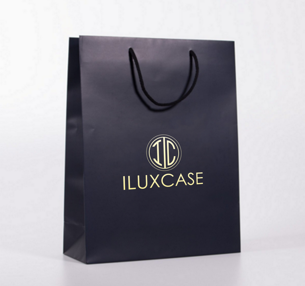 Sac cabas à poignées découpées et avec un insert en ruban
