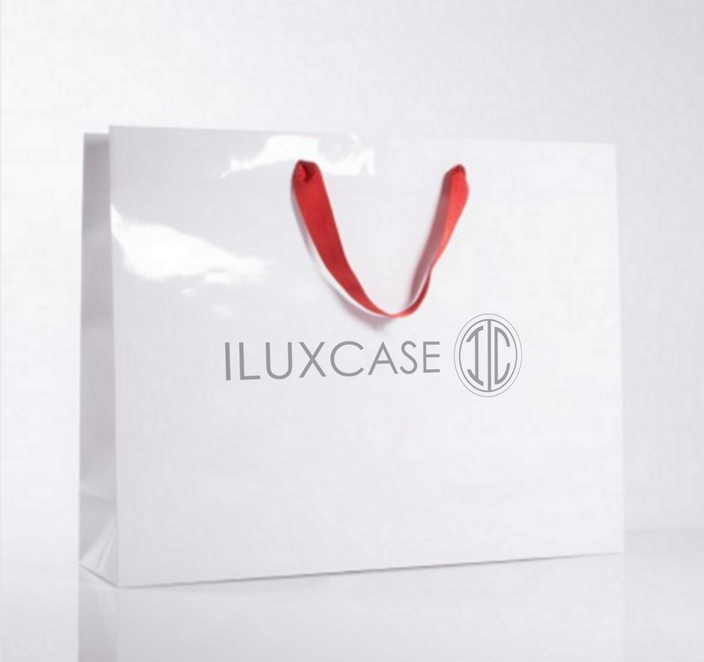 Sac cabas à poignées découpées et avec un insert en ruban