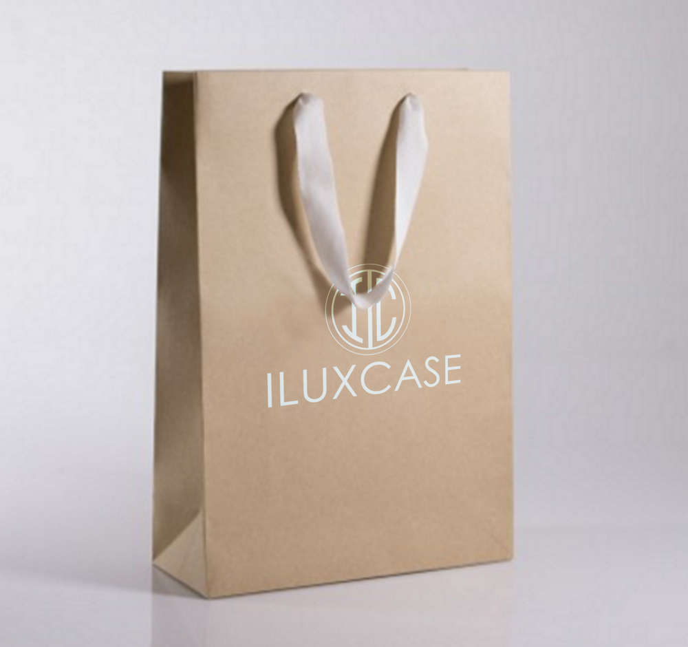 Sac cabas à poignées découpées et avec un insert en ruban