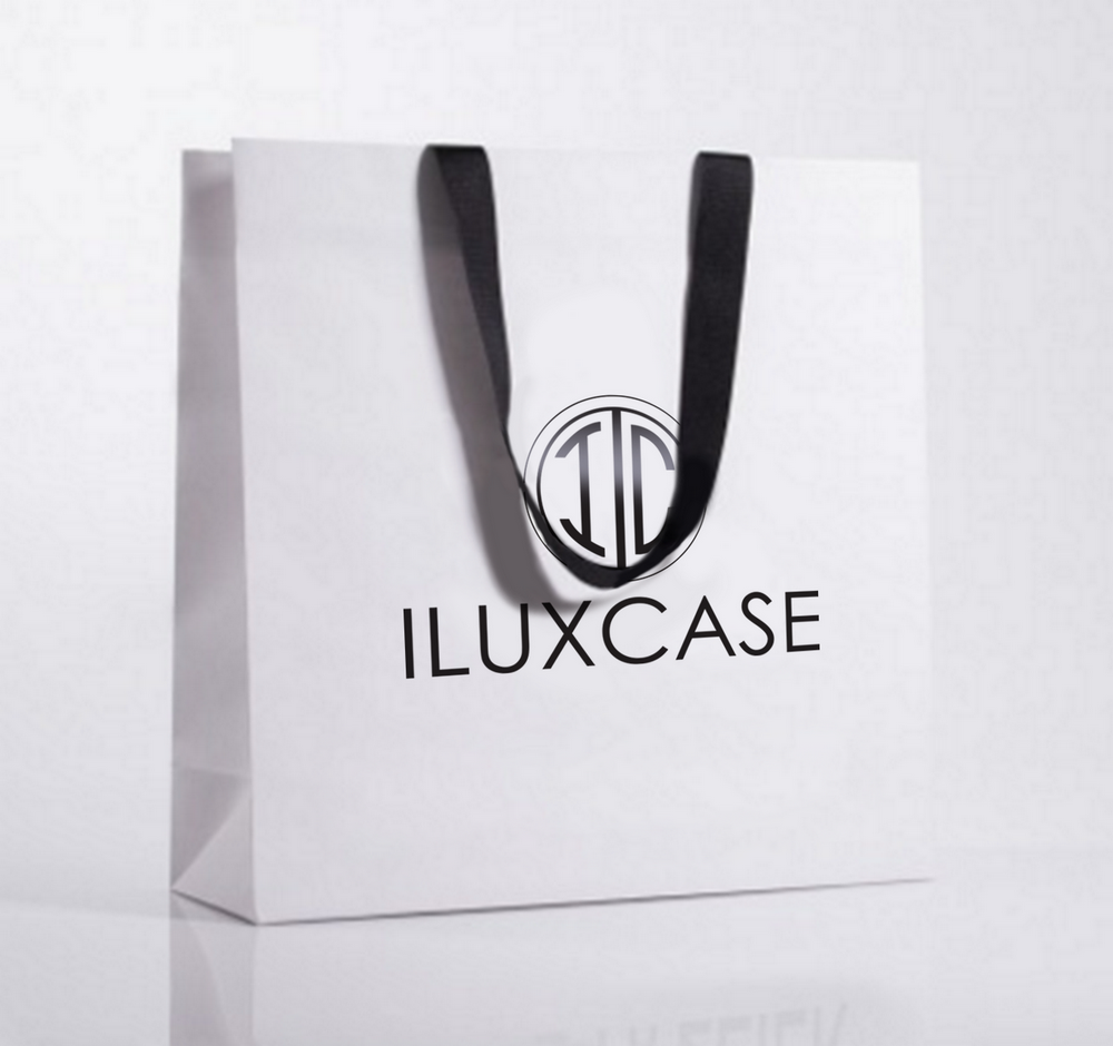 Sac cabas à poignées découpées et avec un insert en ruban