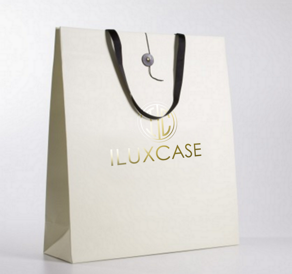 Sac cabas à poignées découpées et avec un insert en ruban