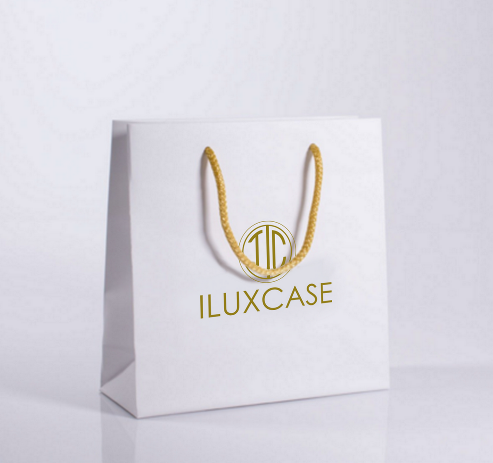 Sac cabas à poignées découpées et avec un insert en ruban