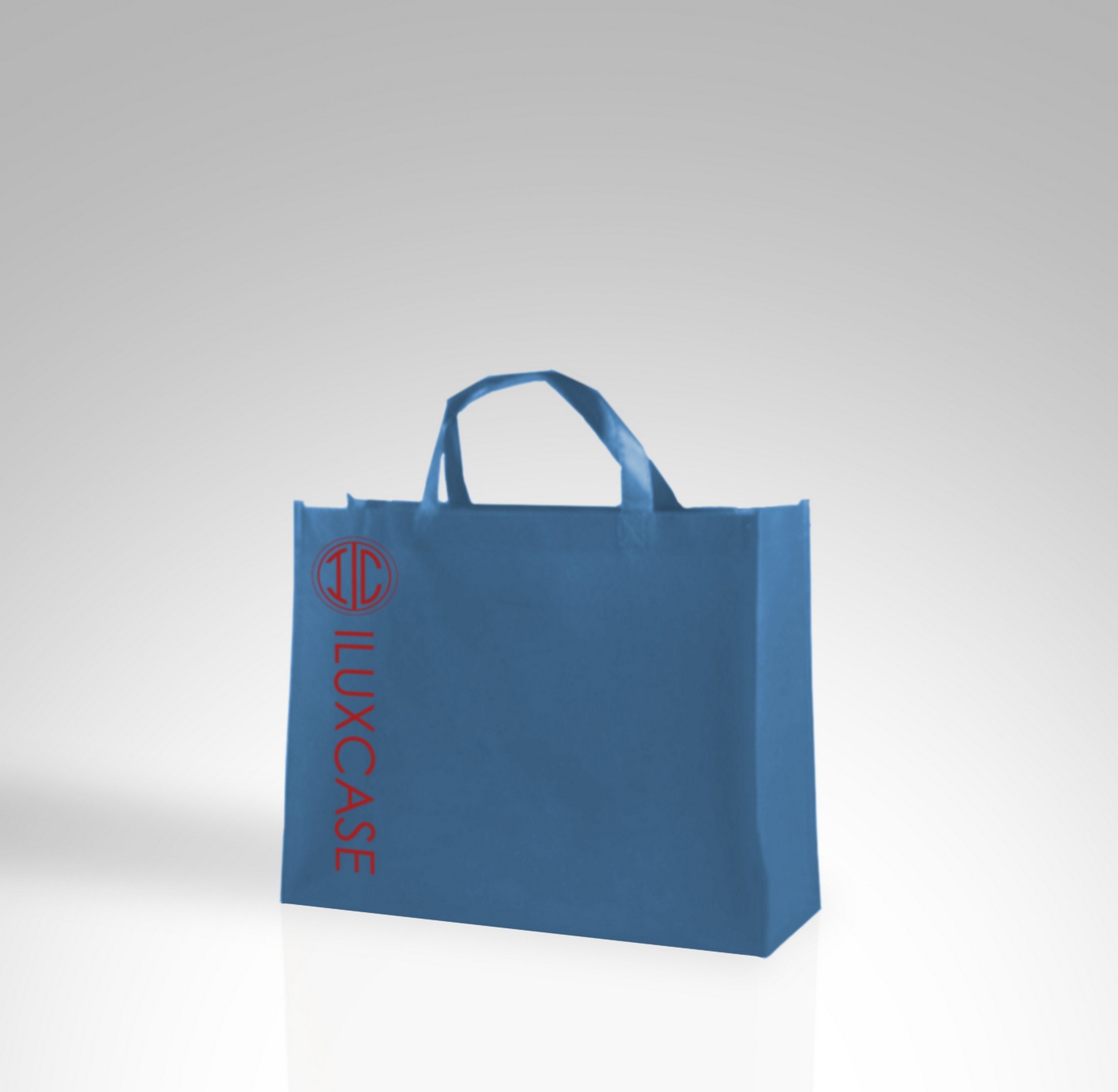 Sac cabas à poignées découpées et avec un insert en ruban