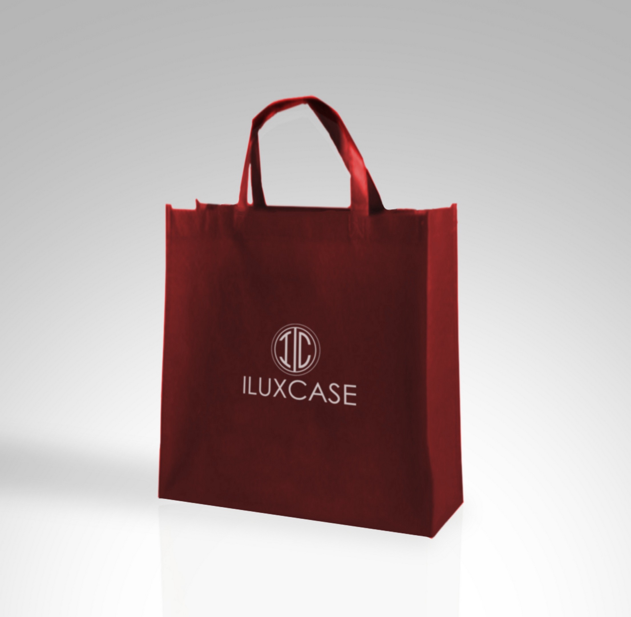 Sac cabas à poignées découpées et avec un insert en ruban