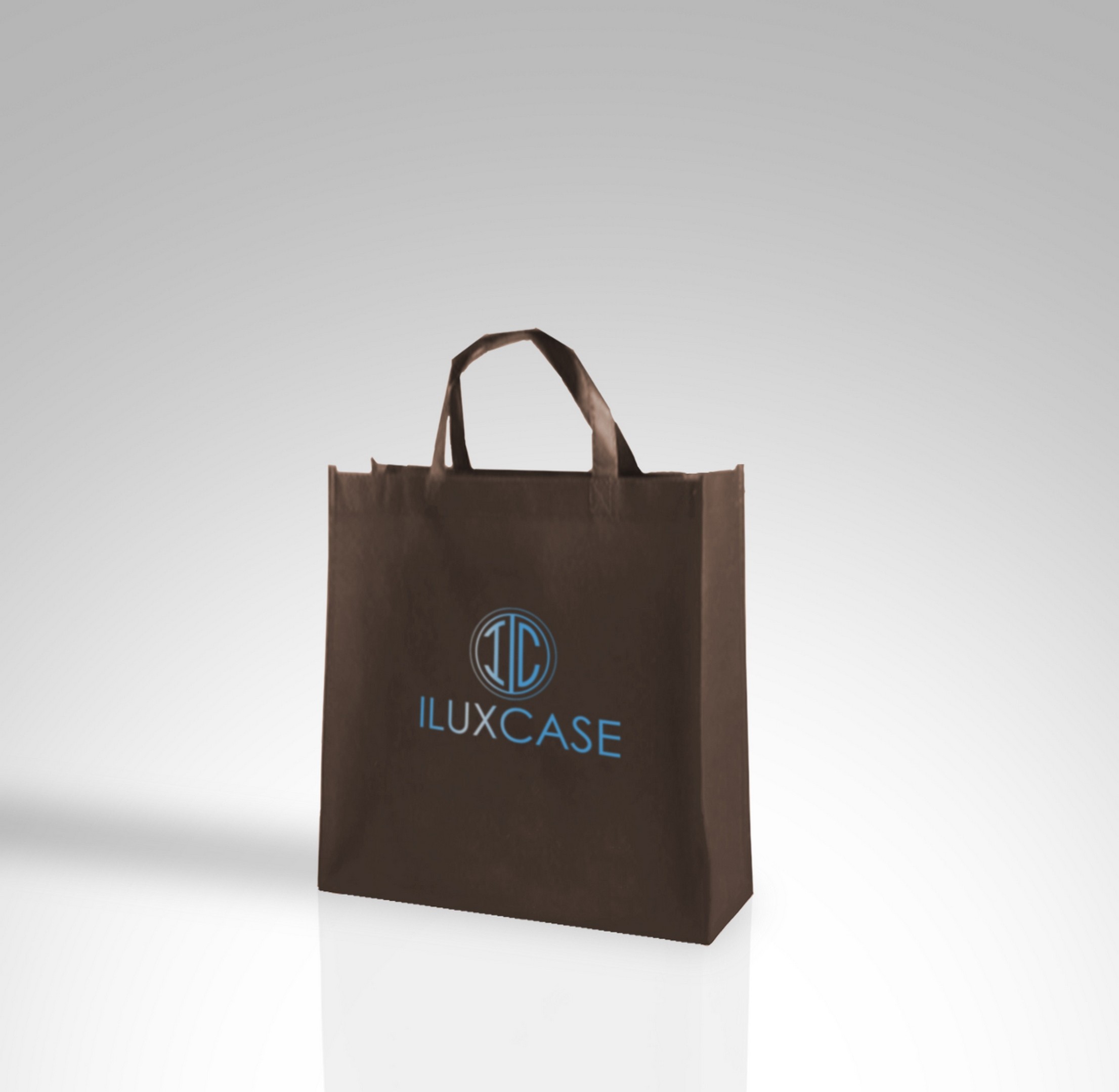 Sac cabas à poignées découpées et avec un insert en ruban
